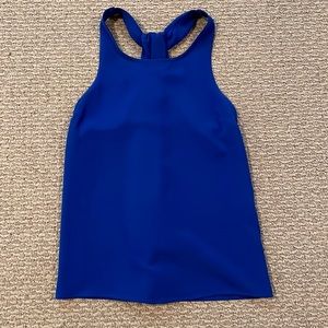 Skies Are Blue Twist Tank Top